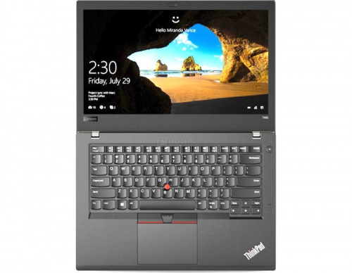 Lenovo ThinkPad T480 20L50007RT (4G LTE) вид сверху