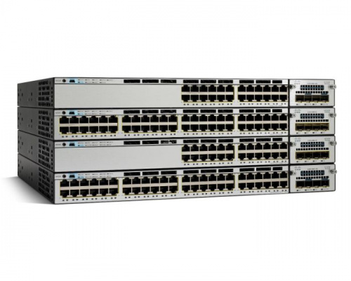 Cisco WS-C3750X-48PF-S вид сверху