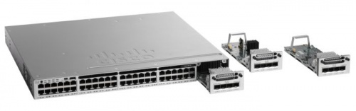 Cisco WS-C3850-48P-E вид сверху