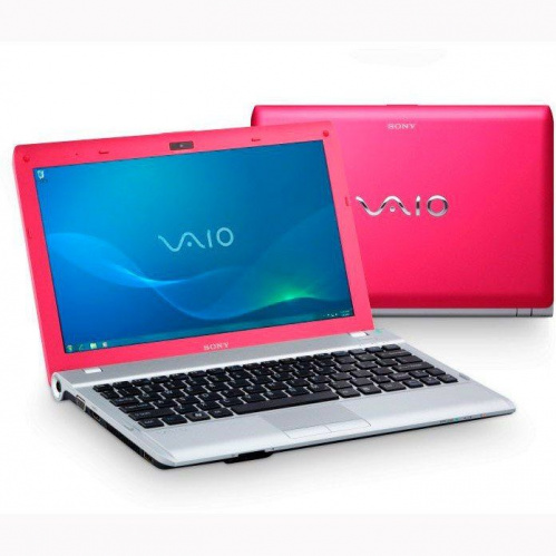 Sony VAIO VPC-YB3Q1R/P Розовый вид спереди