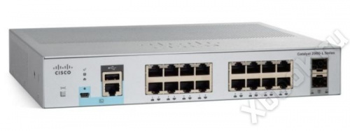 Cisco WS-C2960L-16TS-LL вид спереди